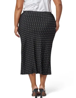 SOMETHING 4 OLIVIA - EMILY PRINT MIDI SKIRT