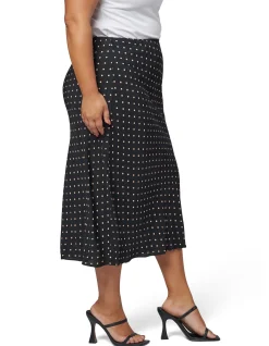 SOMETHING 4 OLIVIA - EMILY PRINT MIDI SKIRT