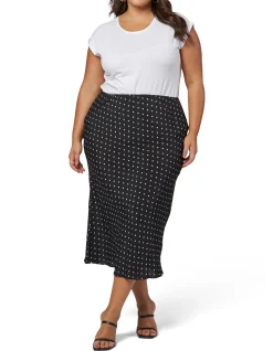 SOMETHING 4 OLIVIA - EMILY PRINT MIDI SKIRT