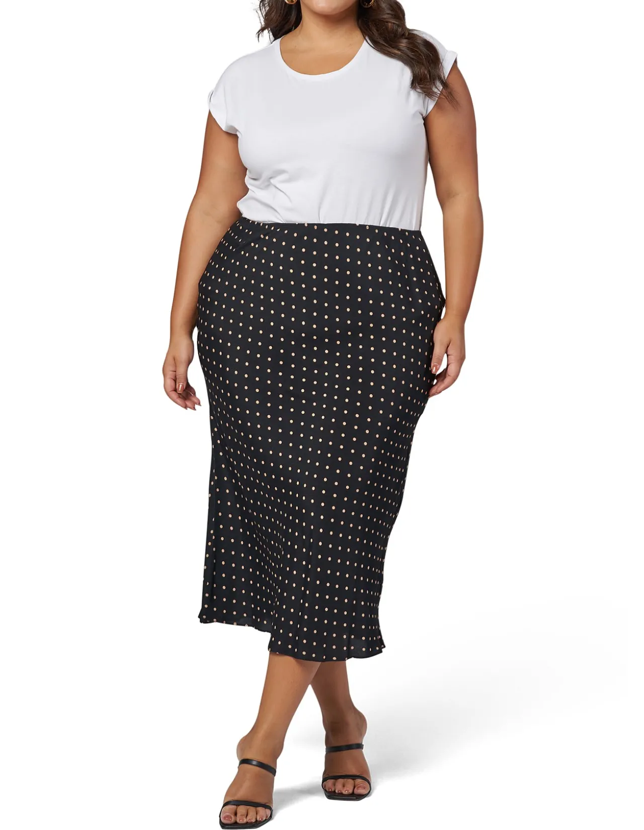 SOMETHING 4 OLIVIA - EMILY PRINT MIDI SKIRT