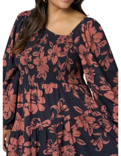 SOMETHING 4 OLIVIA - LAUREN ASYMMETRIC MIDI DRESS