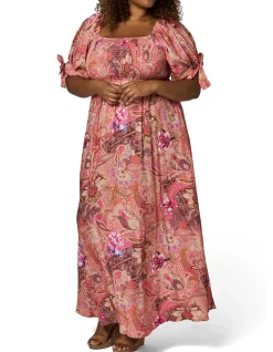 SOMETHING 4 OLIVIA-MAEVE RUFFLE MAXI DRESS