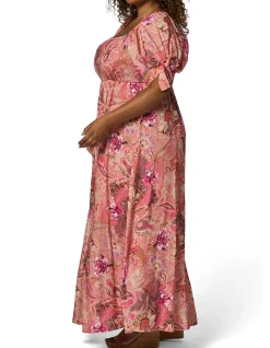 SOMETHING 4 OLIVIA-MAEVE RUFFLE MAXI DRESS