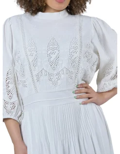 SOMETHING 4 OLIVIA-MARCELLA MIDI DRESS