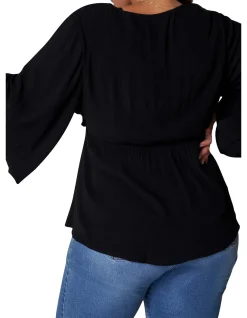 SOMETHING 4 OLIVIA - SALMA WRAP BLOUSE