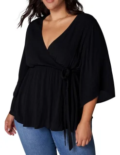 SOMETHING 4 OLIVIA - SALMA WRAP BLOUSE