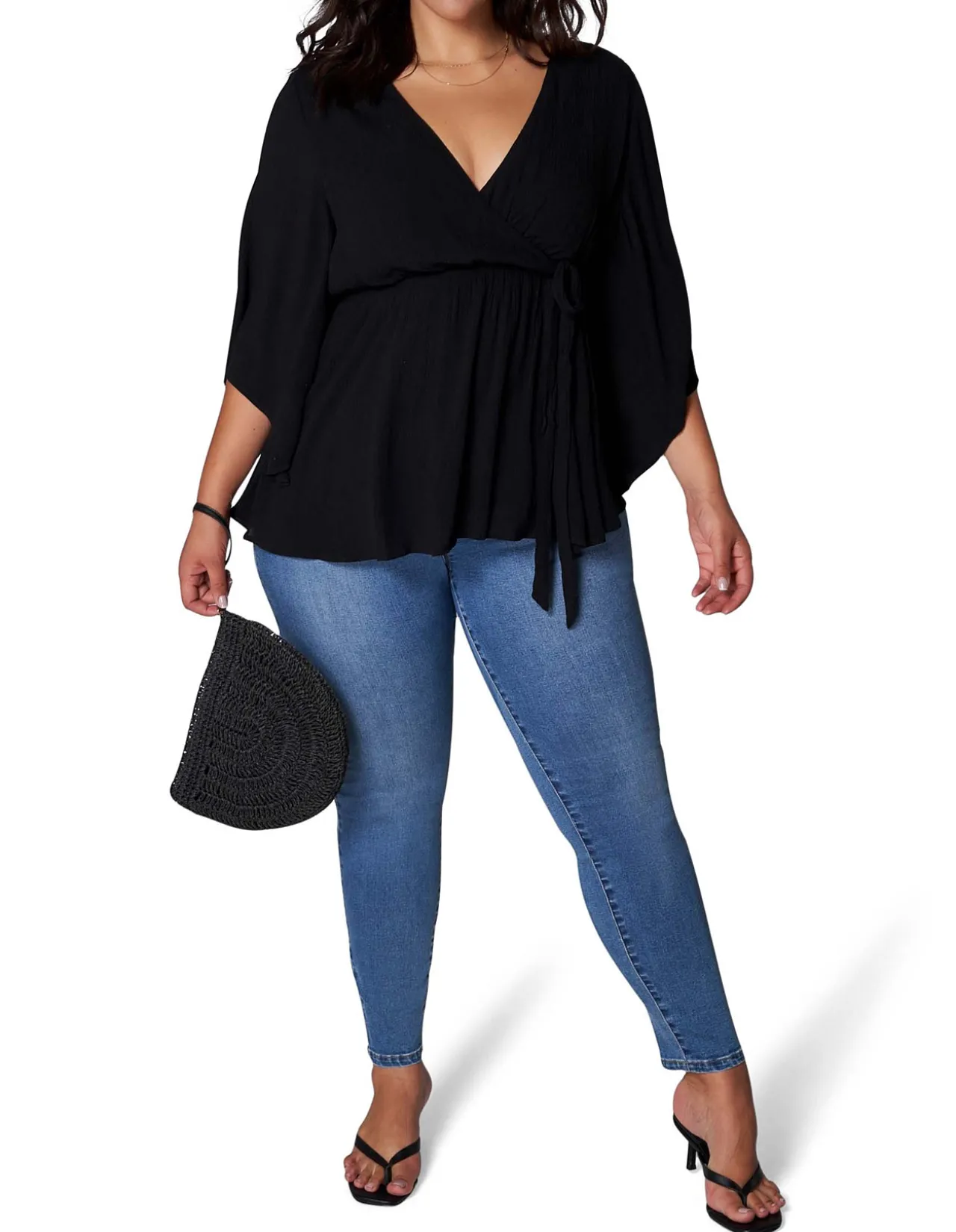 SOMETHING 4 OLIVIA - SALMA WRAP BLOUSE