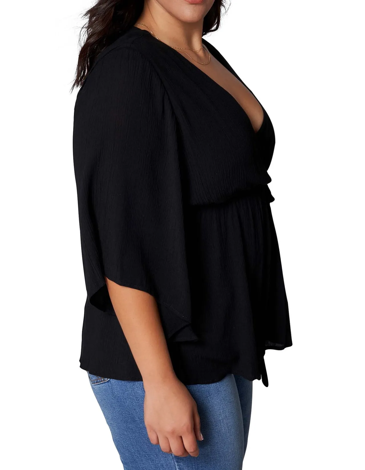 SOMETHING 4 OLIVIA - SALMA WRAP BLOUSE