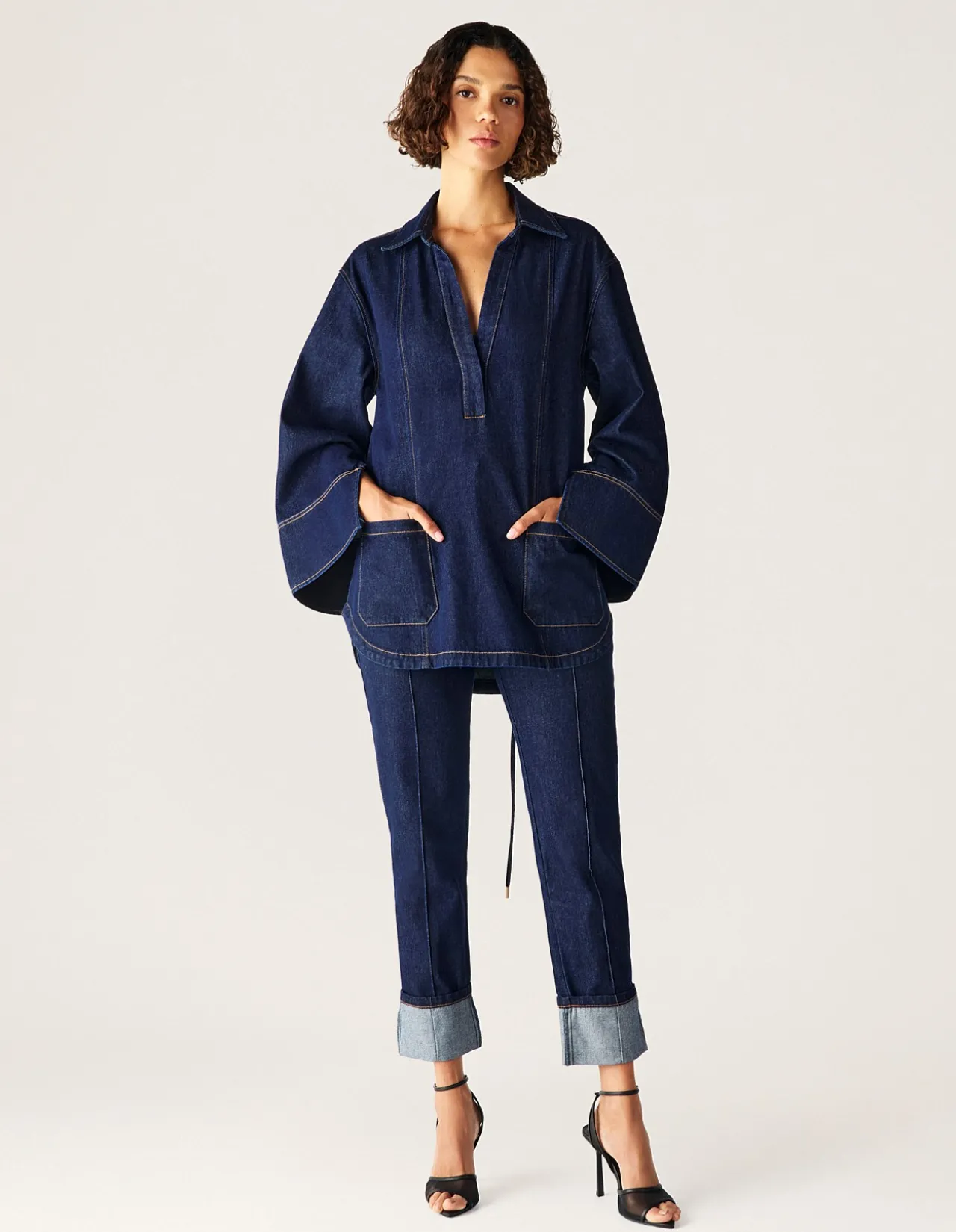 SONIA DENIM TUNIC TOP