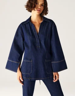 SONIA DENIM TUNIC TOP
