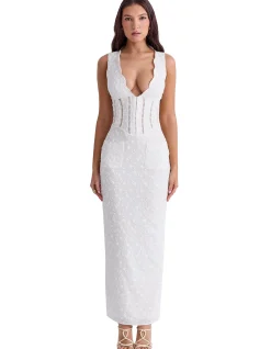SOPHINA PLUNGE MAXI DRESS