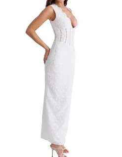 SOPHINA PLUNGE MAXI DRESS