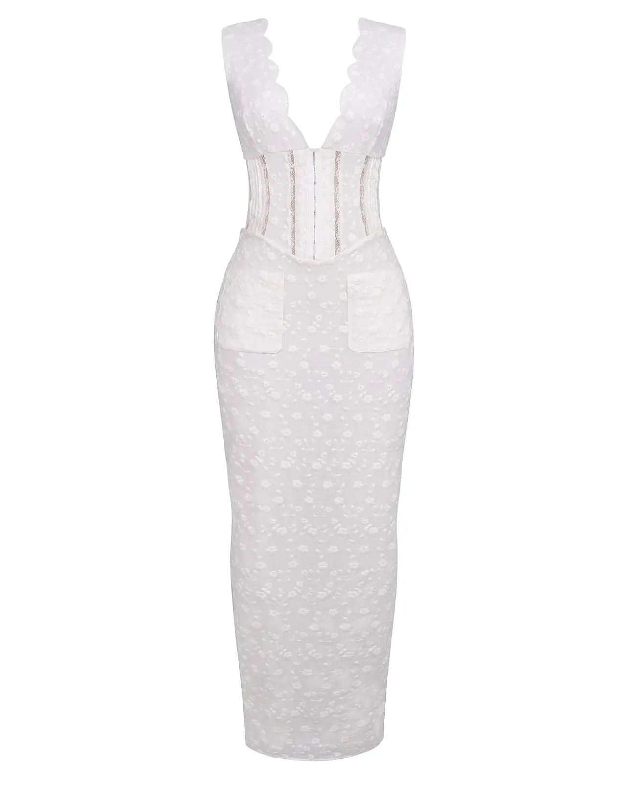 SOPHINA PLUNGE MAXI DRESS