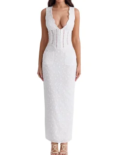 SOPHINA PLUNGE MAXI DRESS