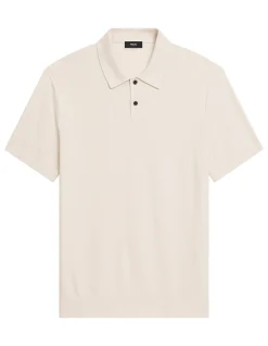 Soris Short-Sleeve Polo in Light Bilen