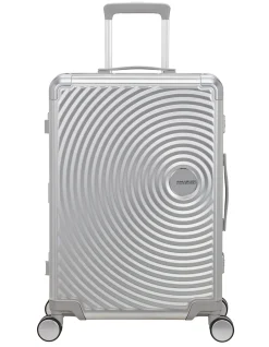Soundbox Aluminium 68cm Medium Suitcase Silver