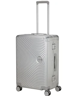 Soundbox Aluminium 68cm Medium Suitcase Silver