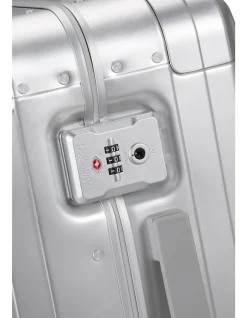 Soundbox Aluminium 55cm Small Carry-On Suitcase Silver