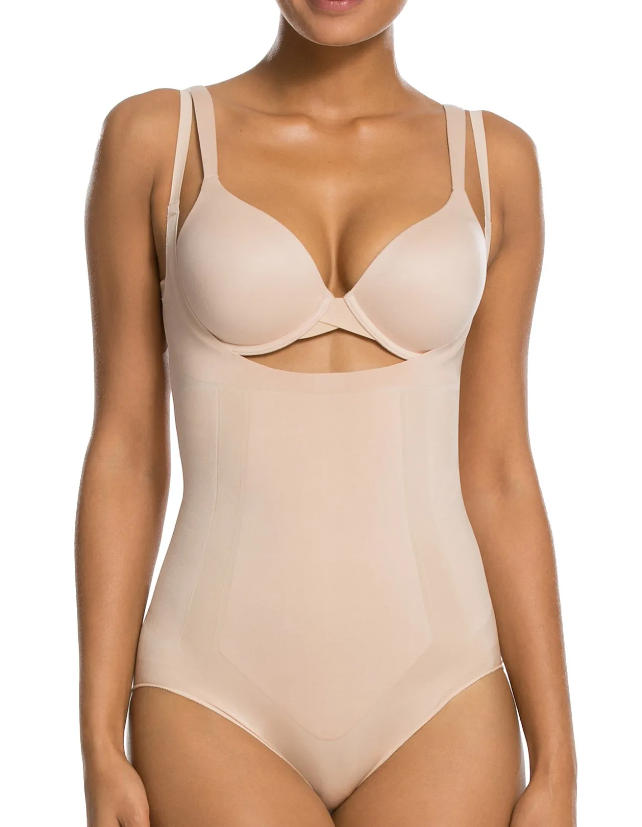 SPANXsculpt OnCore Open-Bust Brief Bodysuit