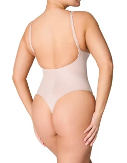 SPANXshape Suit Your Fancy Plunge Low-Back Thong Bodysuit