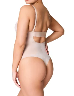SPANXshape Suit Your Fancy Plunge Low-Back Thong Bodysuit