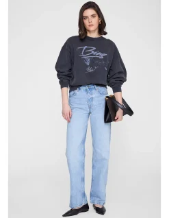 SPENCER SWEATSHIRT EAGLE - WASHED BLACK
