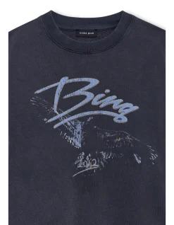 SPENCER SWEATSHIRT EAGLE - WASHED BLACK