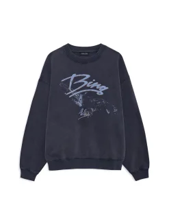 SPENCER SWEATSHIRT EAGLE - WASHED BLACK