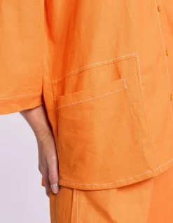 SPLICED POCKET SHIRT