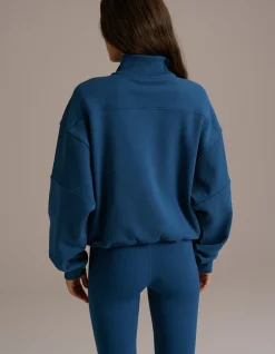 Sport Horizon Relaxed Funnel Neck Zip Sweatshirt