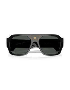 Square BLACK DARK GREY Sunglasses