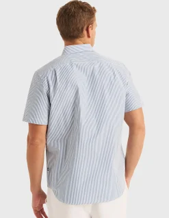 S/S SEERSUCKER STRIPE SHIRT
