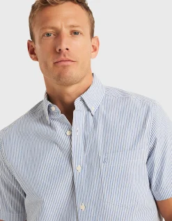 S/S SEERSUCKER STRIPE SHIRT