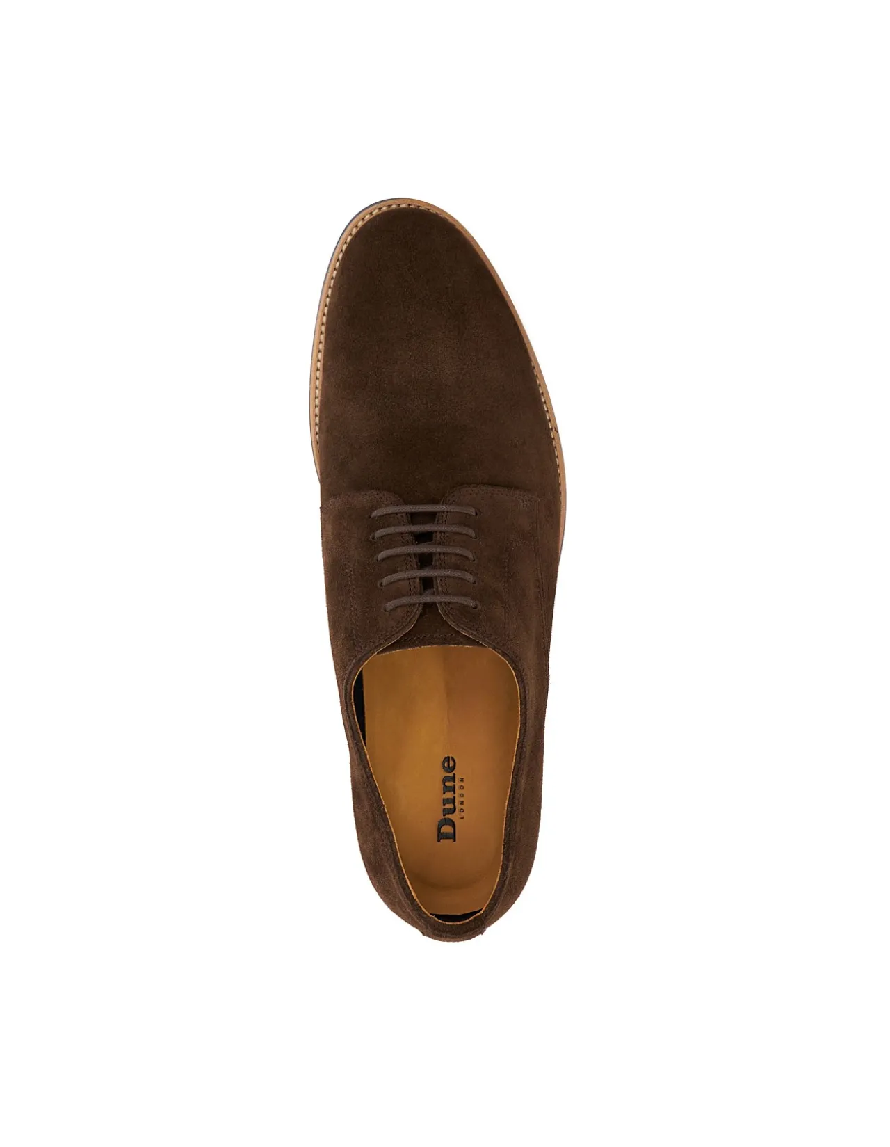 Stanleyy Suede Contrast Sole Derby Shoes