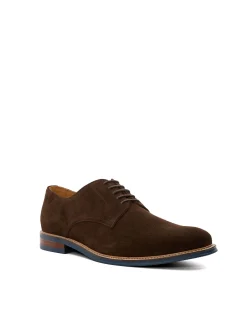 Stanleyy Suede Contrast Sole Derby Shoes