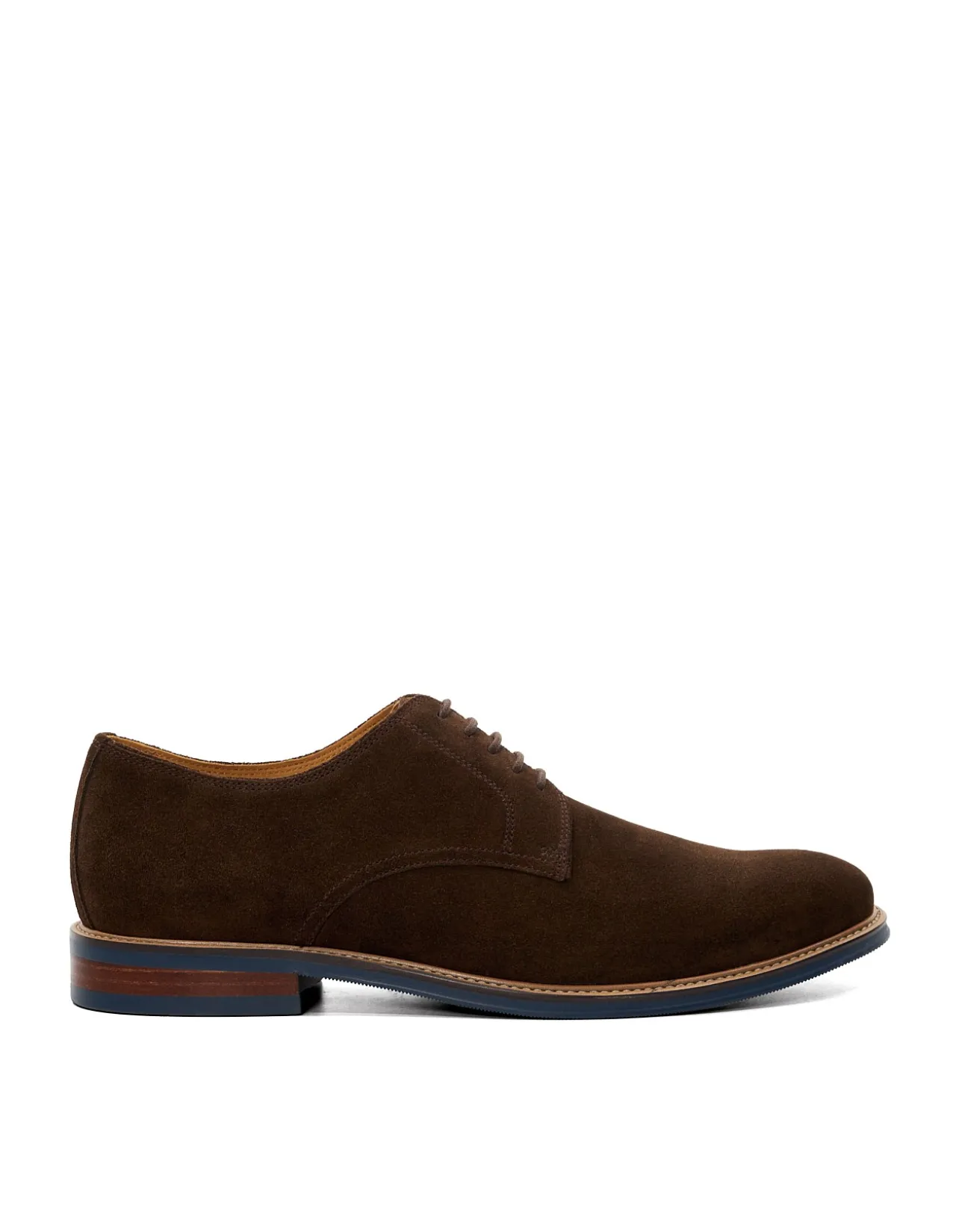 Stanleyy Suede Contrast Sole Derby Shoes