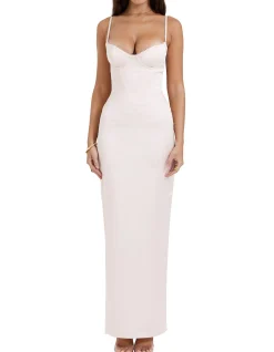 Stefania Bustier Midi Dress