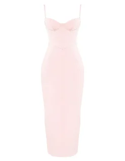 Stefania Bustier Midi Dress