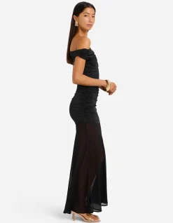 STEPHANIE ONE SHOULDER MAXI DRESS