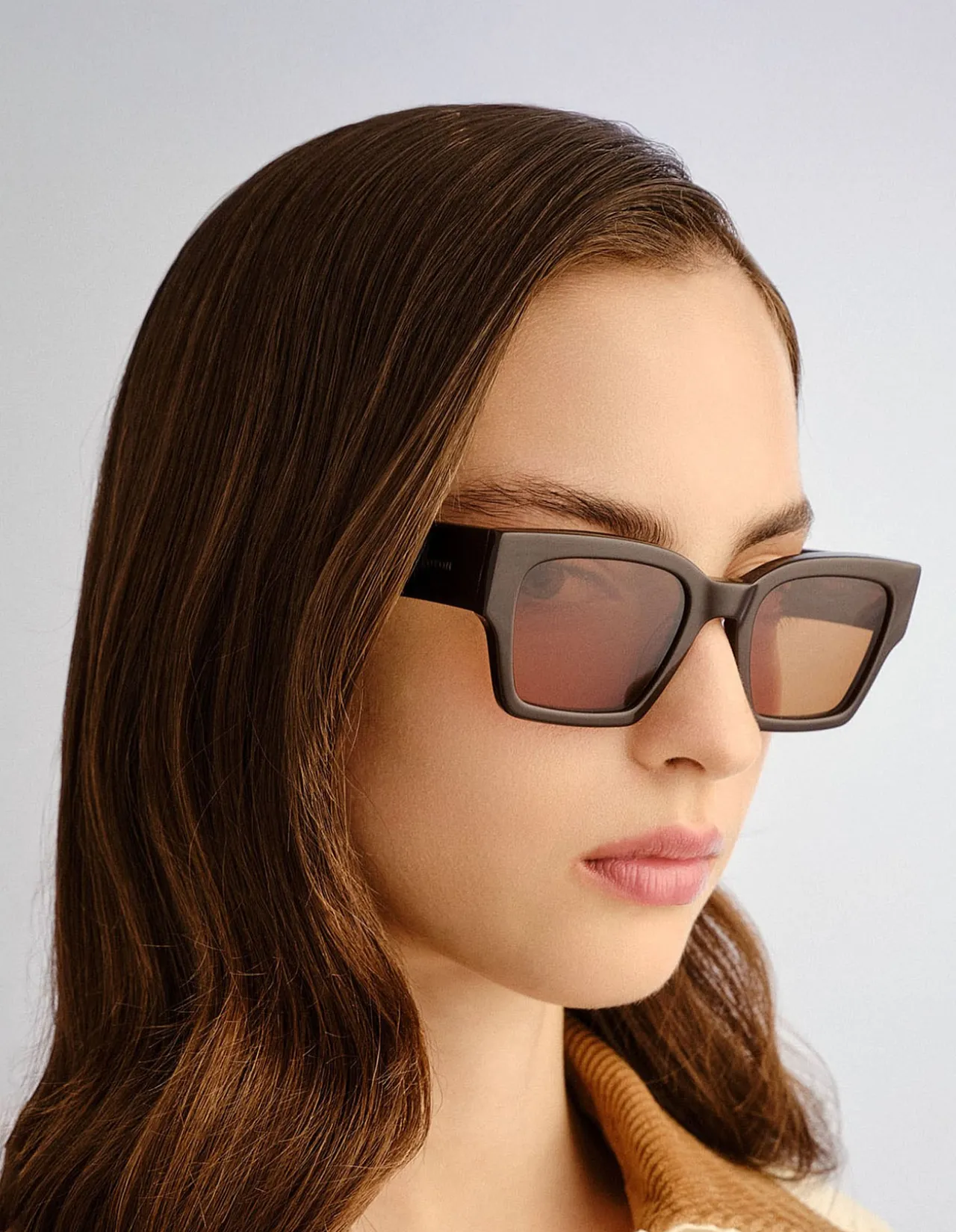 STEVIE CHOCOLATE SQUARE Sunglasses