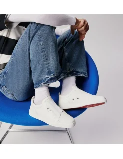 ST LOUIS FLAT CALF DS WHITE