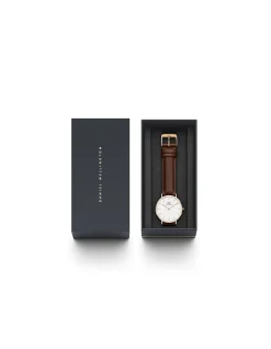 St Mawes 36mm Rose Gold White Dial Watch