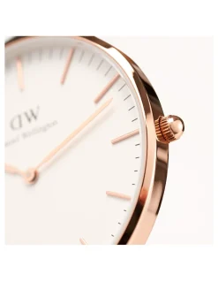 St Mawes 36mm Rose Gold White Dial Watch