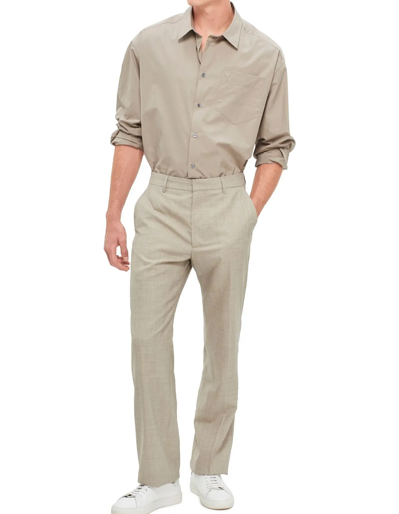 Straight Fit Trousers