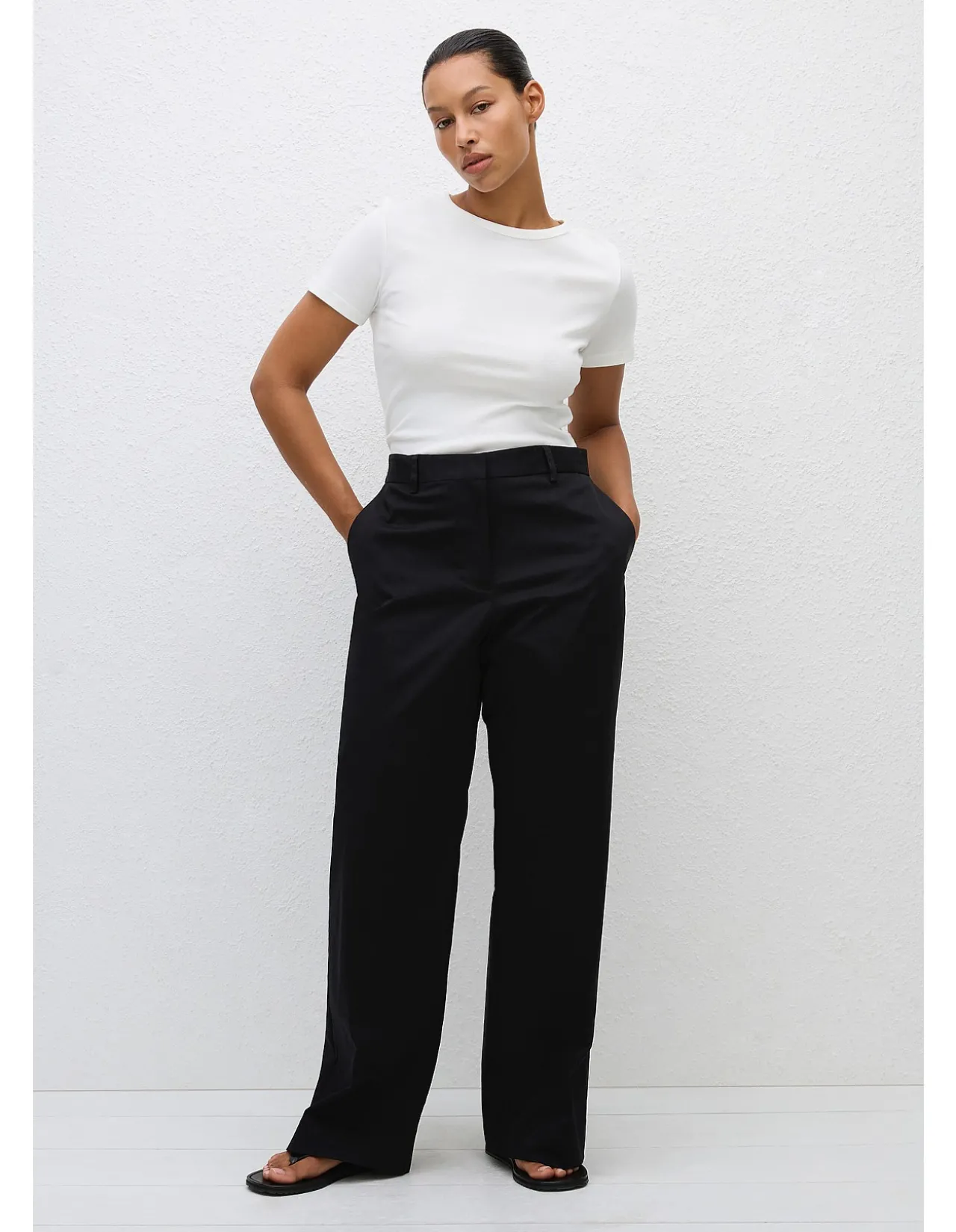 Straight Twill Trouser