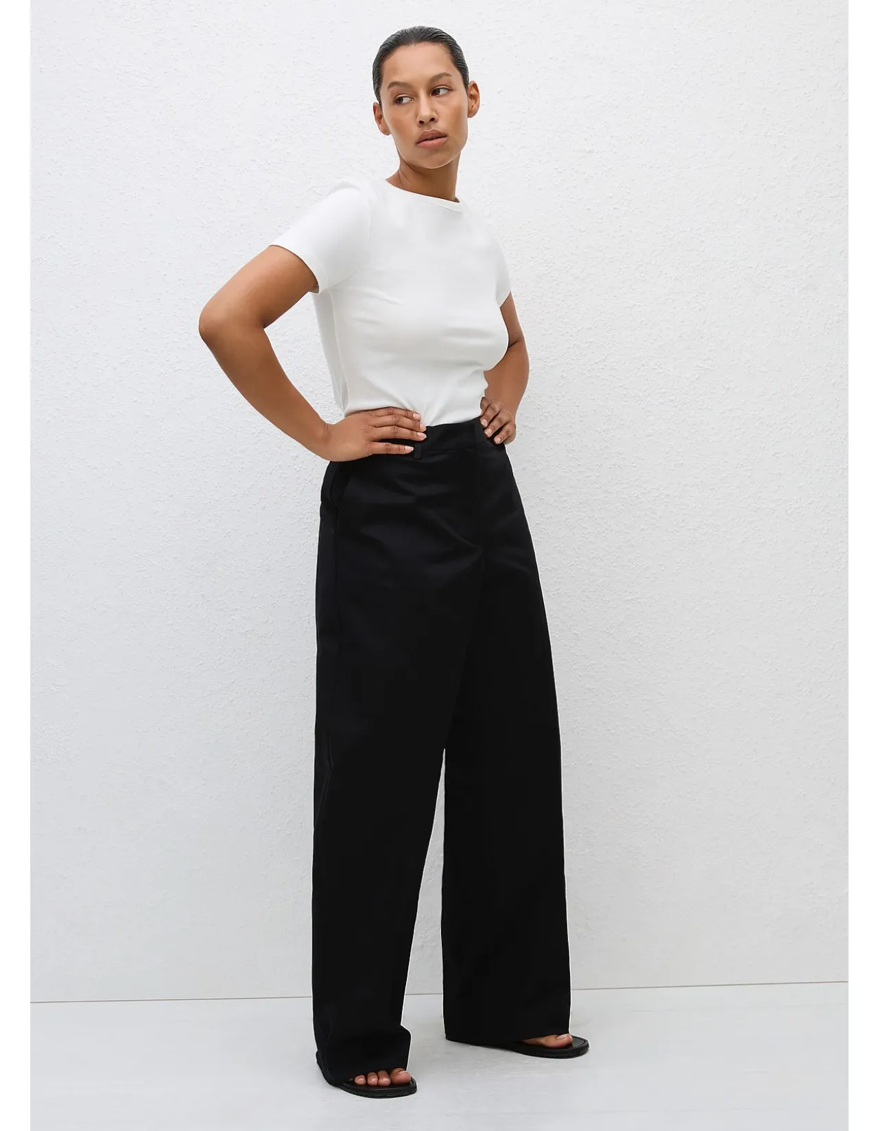 Straight Twill Trouser