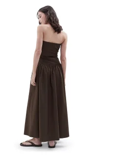 STRAPLESS MAXI DRESS