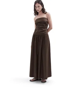 STRAPLESS MAXI DRESS