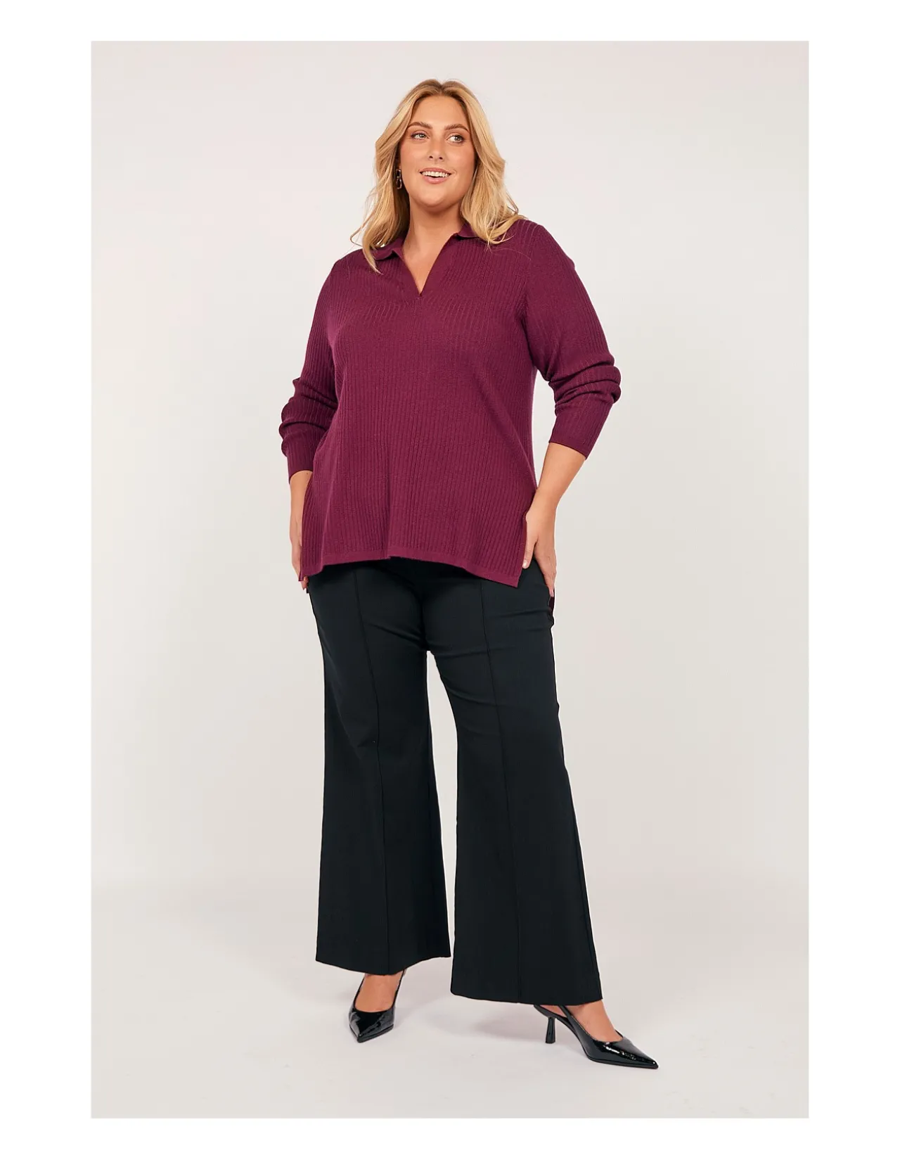 Stretch Wide Leg Pant