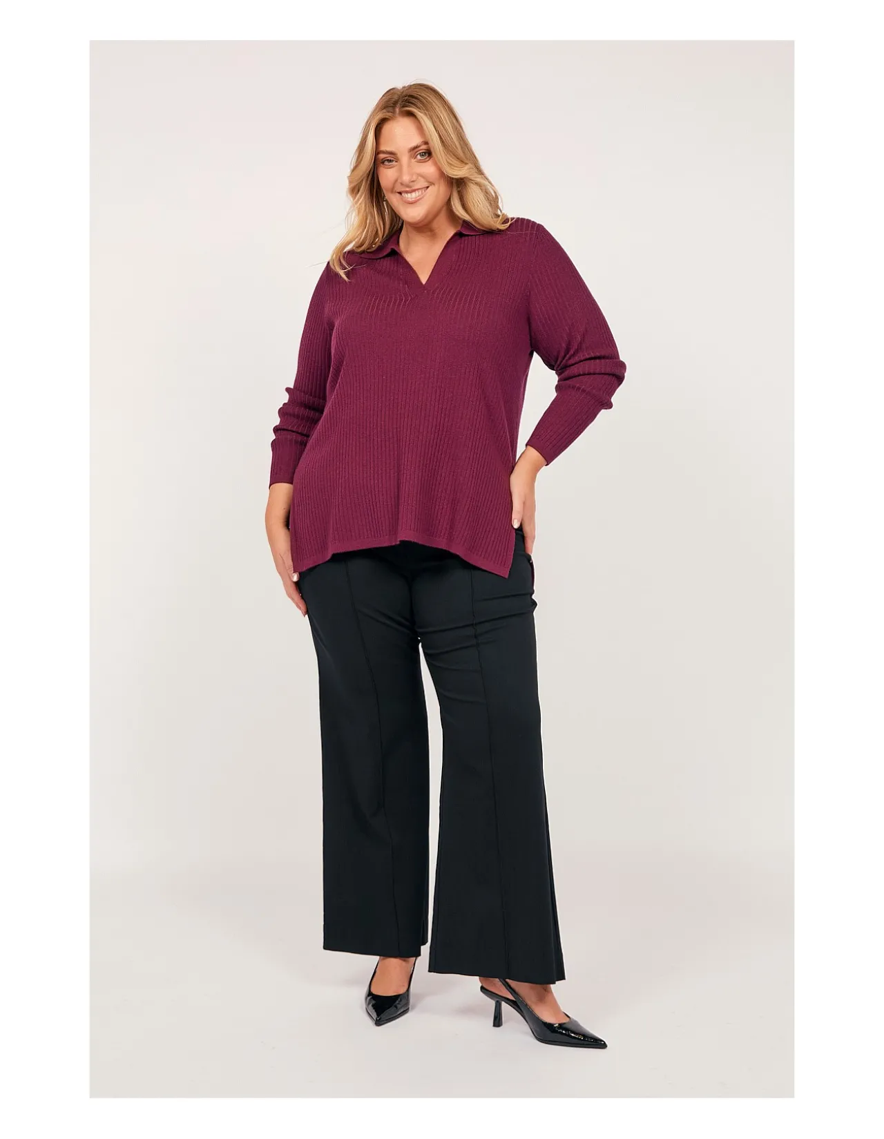 Stretch Wide Leg Pant